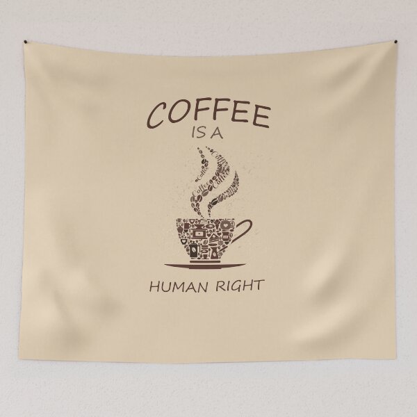 Item preview, Coffee Is A Human Right designed and sold by Haxino.