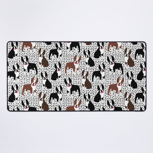 Item preview, Boston Terriers de mediados de siglo designed and sold by AntiqueImages.