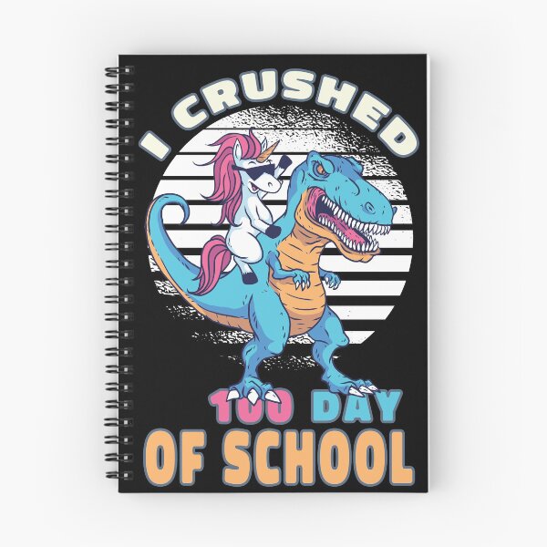 Item preview, I Crushed 100 Days Of School for Boys Unicorn T-Rex designed and sold by solimangomaa.