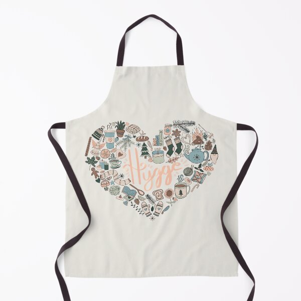 Item preview, Hygge Doodle Heart - Cozy Palette & Snow White designed and sold by EcoElsa.
