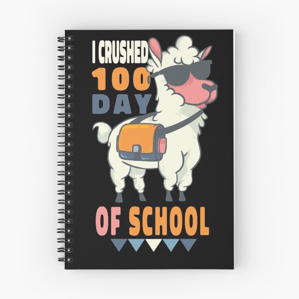 Item preview, funny I Crushed 100 Days Of School for Boys Llama designed and sold by solimangomaa.