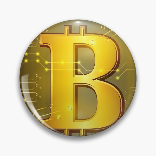 Item preview, Bitcoin crypto currency gold color designed and sold by ZieProject.