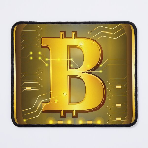 Item preview, Bitcoin crypto currency gold color designed and sold by ZieProject.