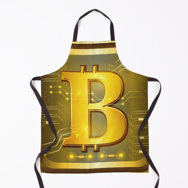 Item preview, Bitcoin crypto currency gold color designed and sold by ZieProject.