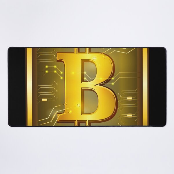 Item preview, Bitcoin crypto currency gold color designed and sold by ZieProject.
