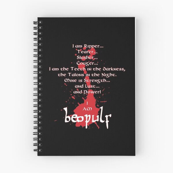 Item preview, Beowulf quote: Ripper, Tearer, Slasher, Couger... designed and sold by GaffaMondo.