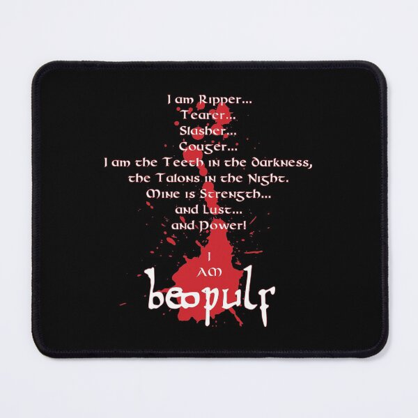 Item preview, Beowulf quote: Ripper, Tearer, Slasher, Couger... designed and sold by GaffaMondo.