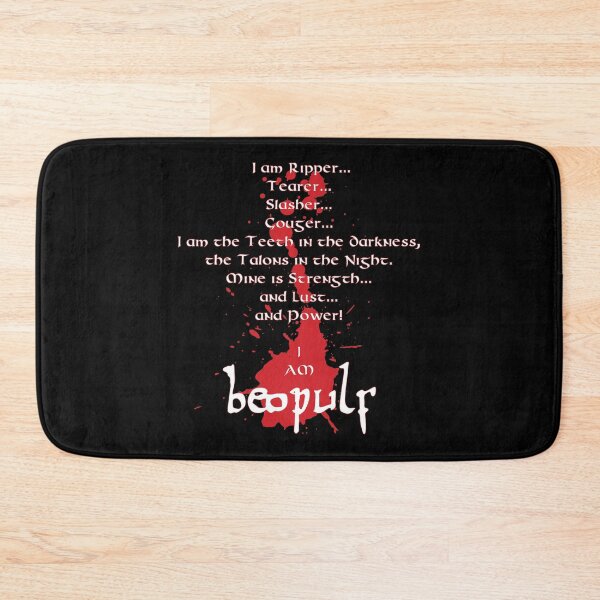 Item preview, Beowulf quote: Ripper, Tearer, Slasher, Couger... designed and sold by GaffaMondo.