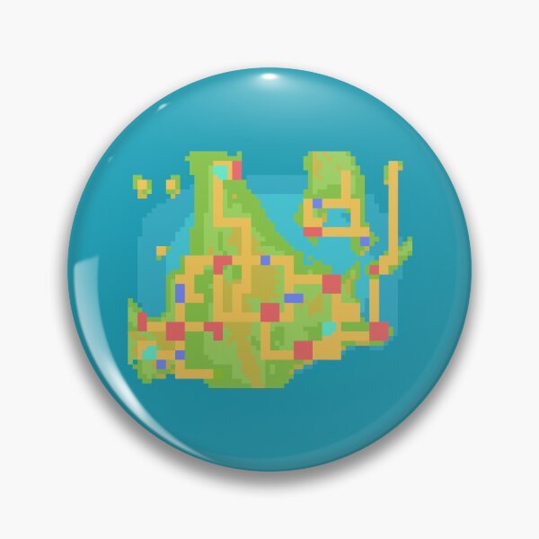 Item preview, Sinnoh Pixel Map Poster designed and sold by rachxt.