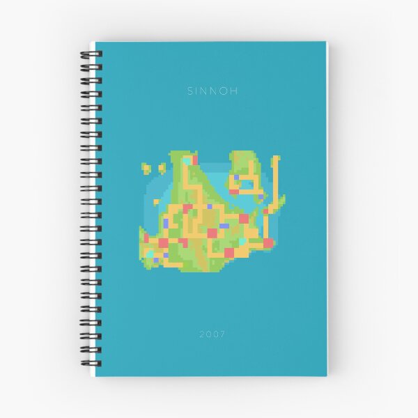 Item preview, Sinnoh Pixel Map Poster designed and sold by rachxt.