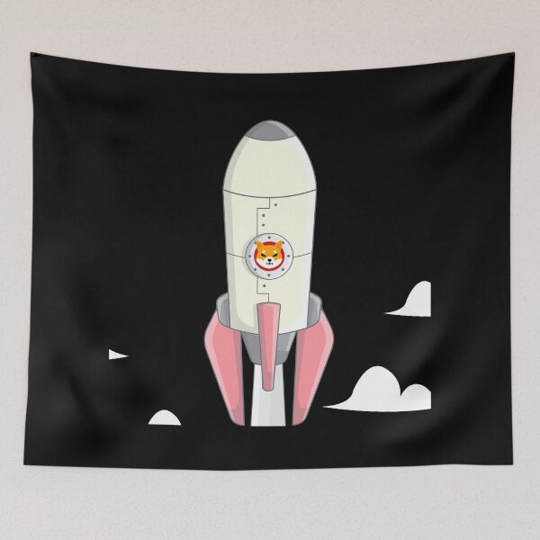 Item preview, Shiba inu crypto currency token to the moon  designed and sold by youssef9912.