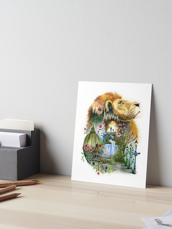 Narnia - Aslan Art Print for Sale by kixbaxrelax