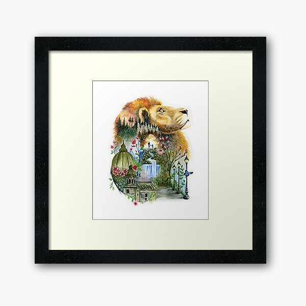 Narnia - Aslan Art Print for Sale by kixbaxrelax