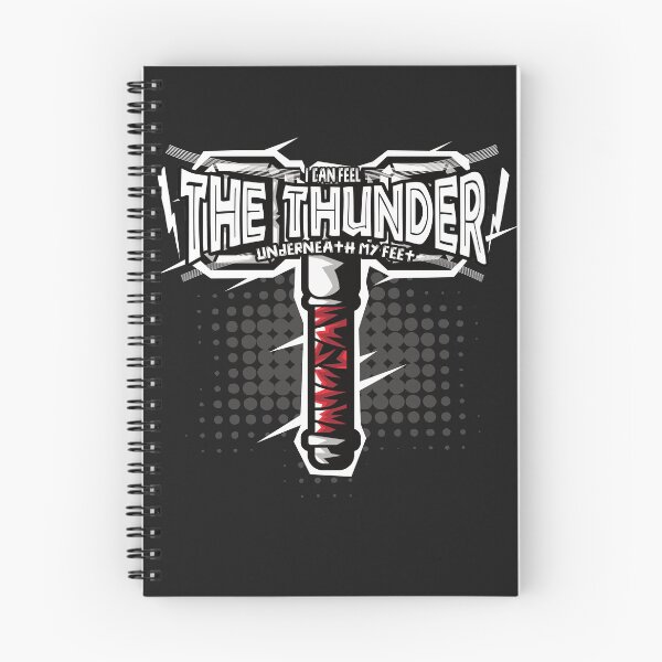 Item preview, I can feel  the thunder underneath my feet - funny quotes designed and sold by VichallanStudio.