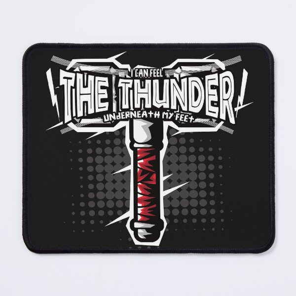 Item preview, I can feel  the thunder underneath my feet - funny quotes designed and sold by VichallanStudio.