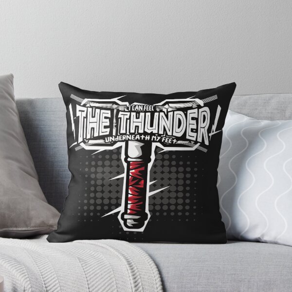 Item preview, I can feel  the thunder underneath my feet - funny quotes designed and sold by VichallanStudio.