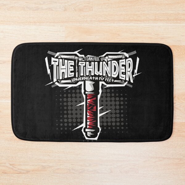 Item preview, I can feel  the thunder underneath my feet - funny quotes designed and sold by VichallanStudio.
