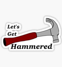 Lass uns hämmern Sticker