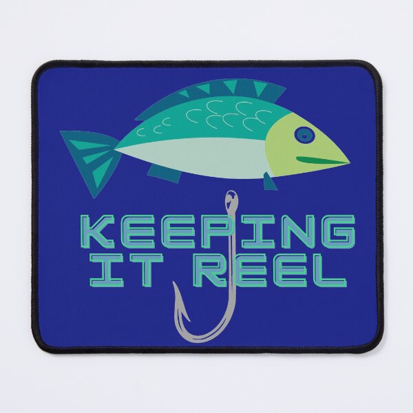 Item preview, Keeping it Reel Fishing Rod and Fish designed and sold by designlee.