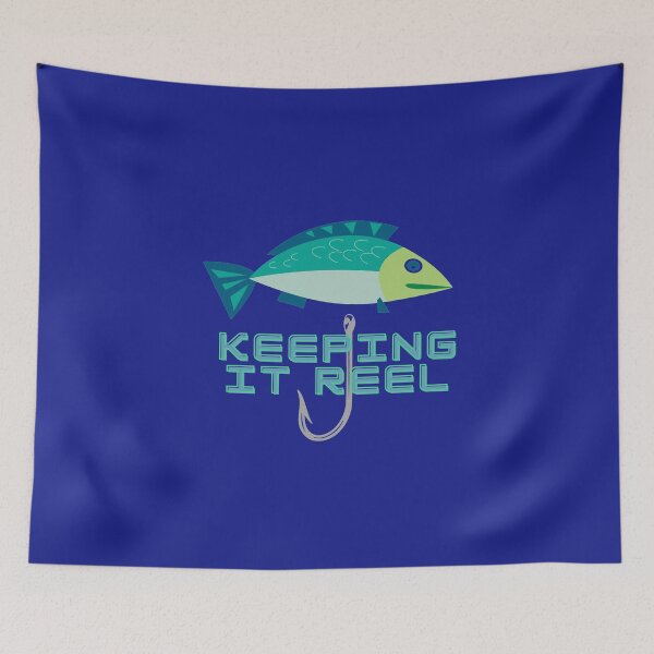 Item preview, Keeping it Reel Fishing Rod and Fish designed and sold by designlee.