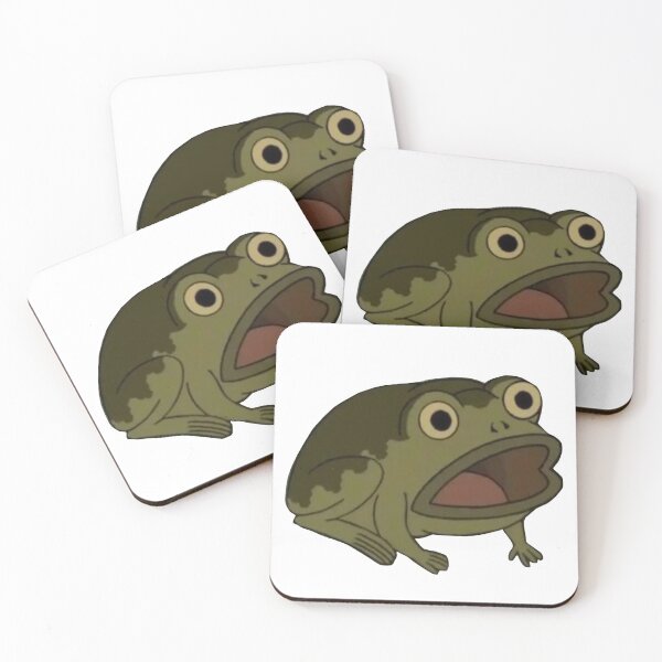 Item preview, Cartoon frog meme designed and sold by AtruChanqwq.