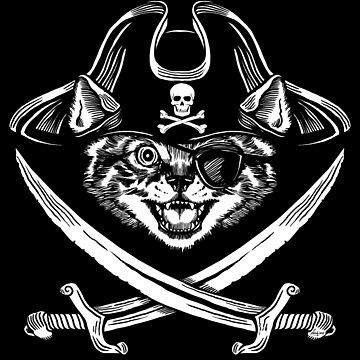 Jolly Roger Kitty Essential T-Shirt for Sale by ZugArt