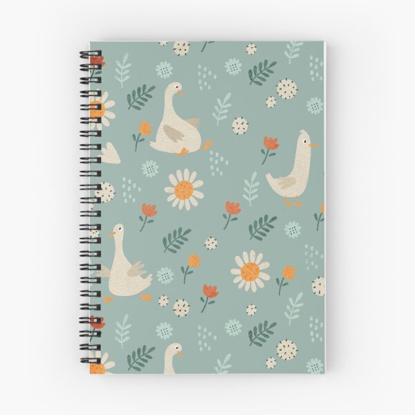 Item preview, Pattern goose with flowers  designed and sold by Marina Borkun.