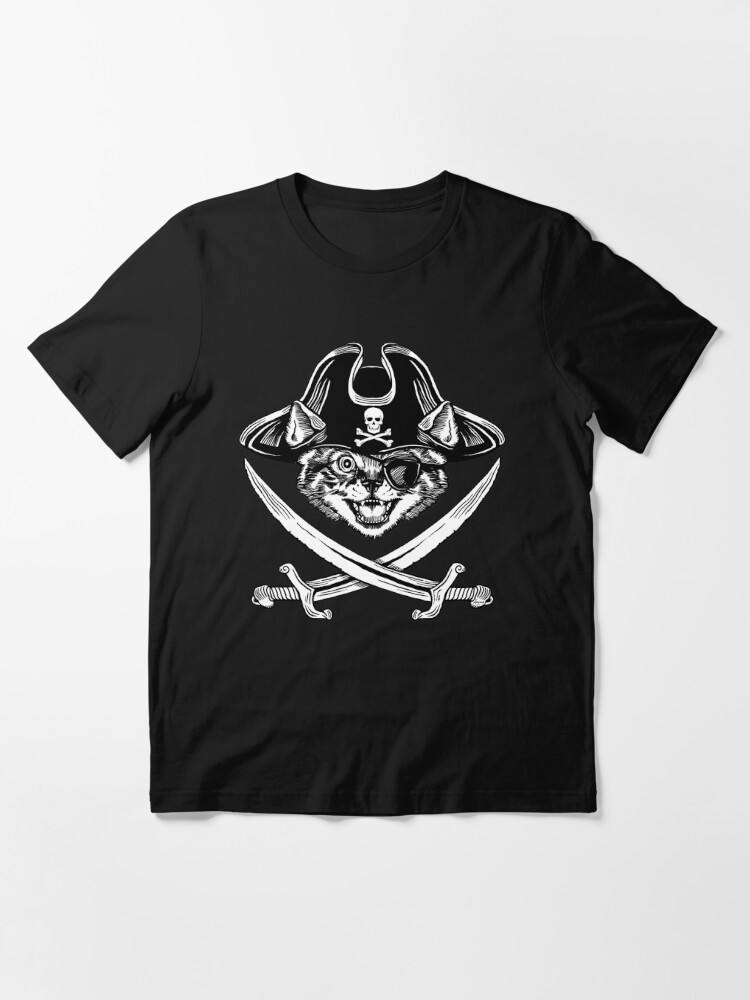 Jolly Roger Kitty Essential T-Shirt for Sale by ZugArt