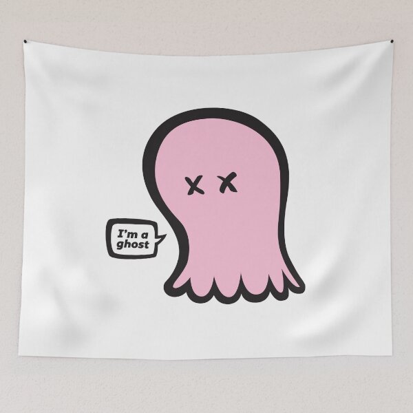 Item preview, I'm a Ghost - Hangover Pink designed and sold by smallowlstudio.