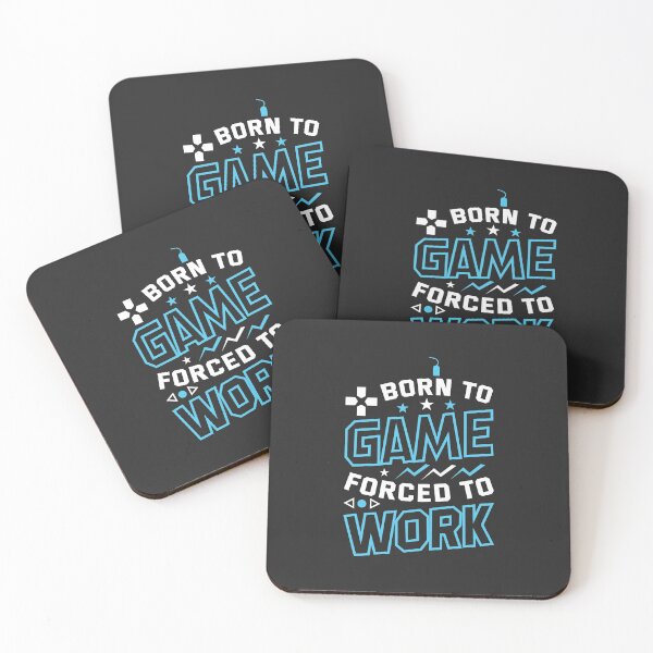 Item preview, Born To Game Forced To Work designed and sold by mymysterycloset.