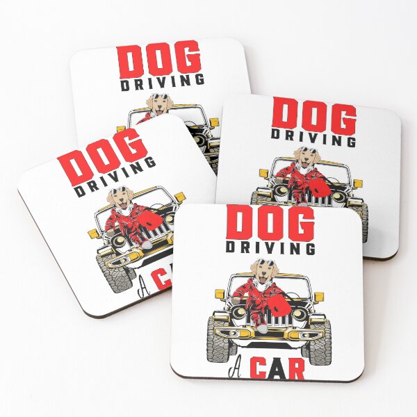 Item preview, Dog Driving A Car designed and sold by LouzaArte.