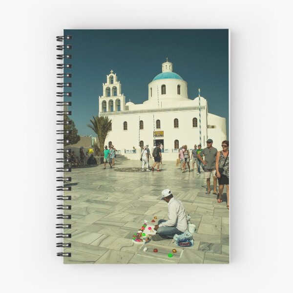 Item preview, Greek Orthodox Church in the village of Oia on the Island of Santorini  designed and sold by hawkie.