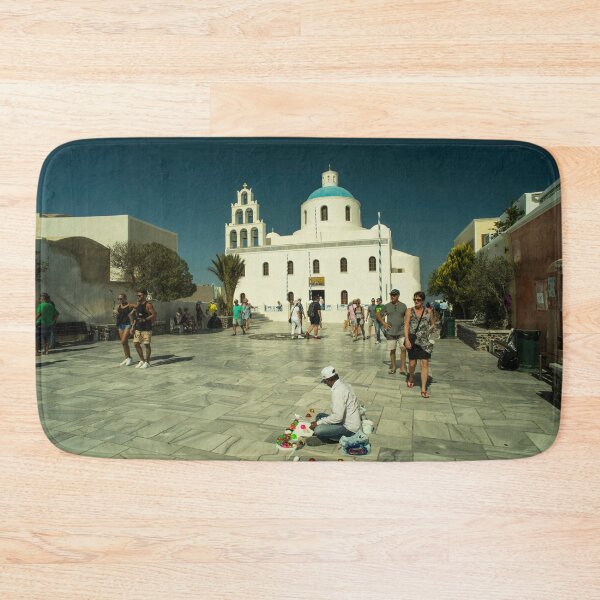 Item preview, Greek Orthodox Church in the village of Oia on the Island of Santorini  designed and sold by hawkie.