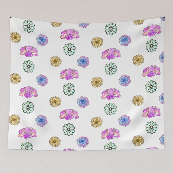 Item preview, Tie Dye Cute Flowers Pack designed and sold by MintGreenBubble.