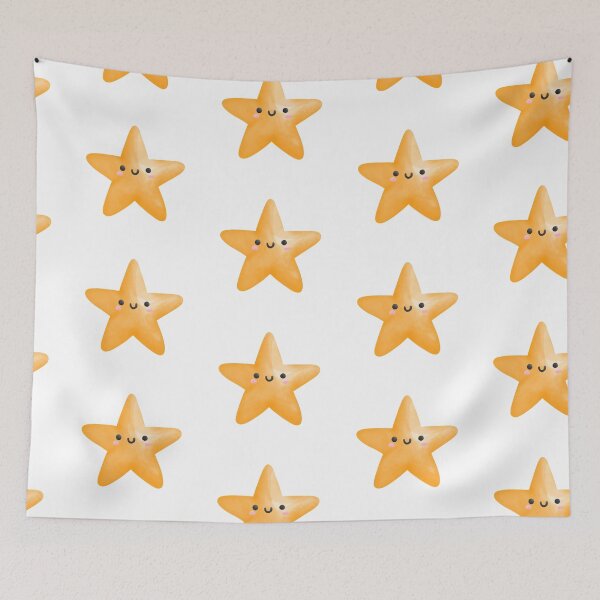 Item preview, Smiling Twinkle Star, It's A Boy Collection, Cute Watercolor Art Decor For Baby Boy & Girl designed and sold by DearSunny.