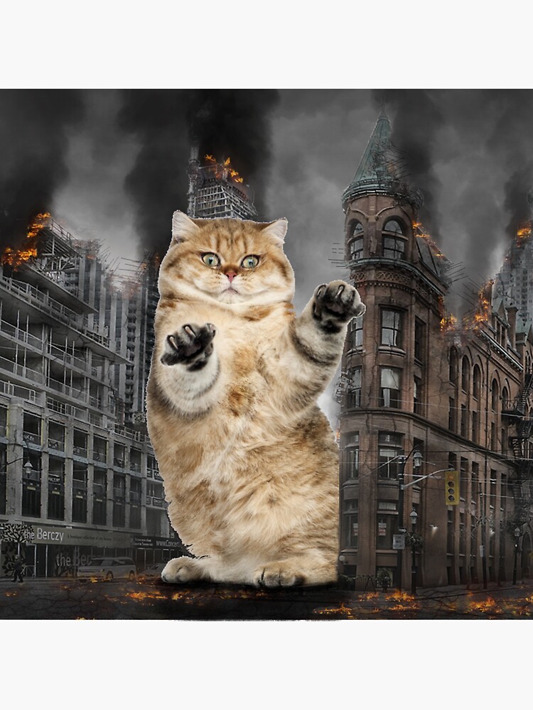 Cat hot sale destroying city