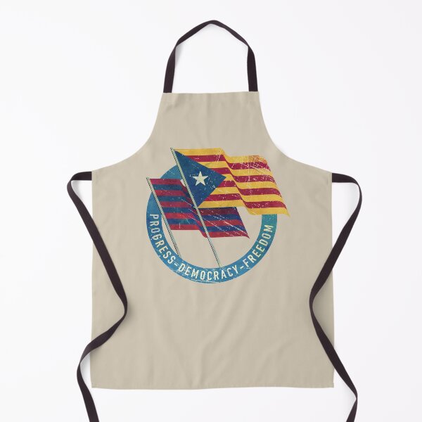 Item preview, Barcelona Dual Flags Vintage Emblem designed and sold by Lidra Zehcnas.