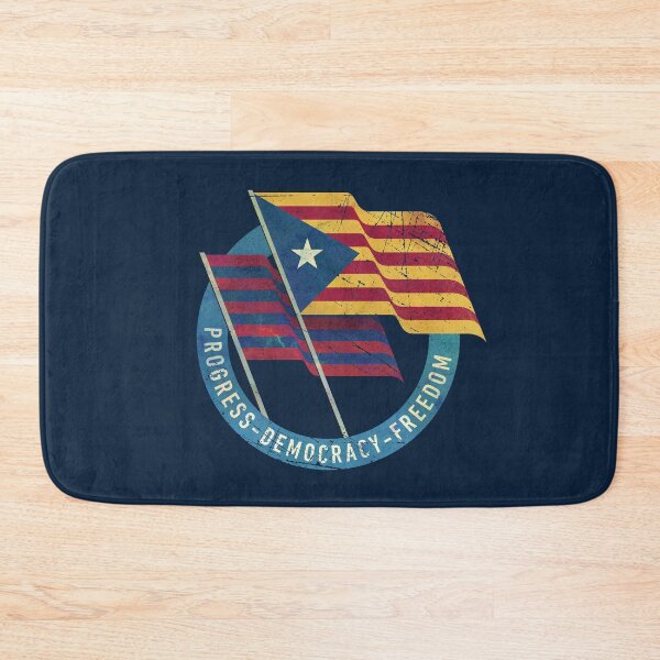 Item preview, Barcelona Dual Flags Vintage Emblem designed and sold by Lidra Zehcnas.