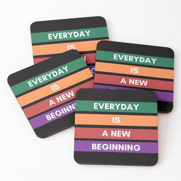 Item preview, Everyday Is A Beginning - Inspirational Positive Quote designed and sold by Zyphrost ★★★★★ (✔).