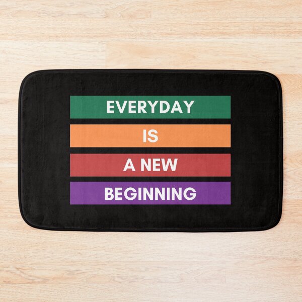 Item preview, Everyday Is A Beginning - Inspirational Positive Quote designed and sold by Zyphrost ★★★★★ (✔).