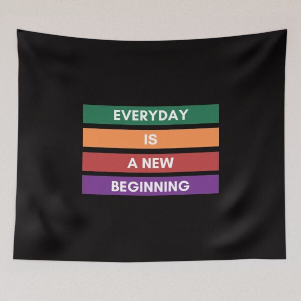 Item preview, Everyday Is A Beginning - Inspirational Positive Quote designed and sold by Zyphrost ★★★★★ (✔).