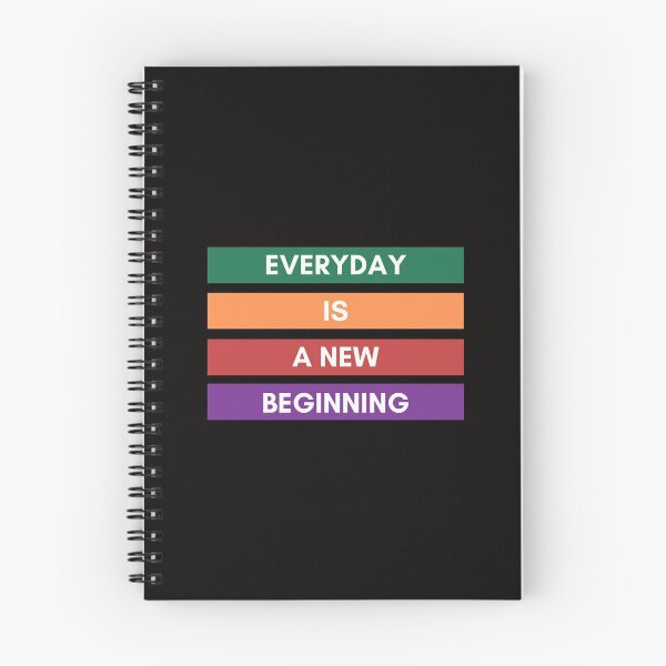 Item preview, Everyday Is A Beginning - Inspirational Positive Quote designed and sold by Zyphrost ★★★★★ (✔).