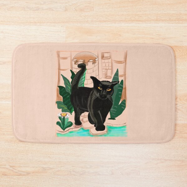 Item preview, Black cat spa. Cat themed gifts for women, men and children designed and sold by Artonmytee.