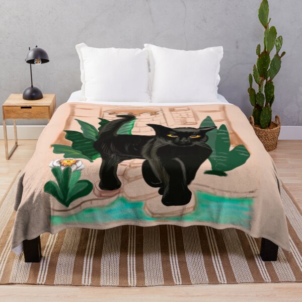 Item preview, Black cat spa. Cat themed gifts for women, men and children designed and sold by Artonmytee.