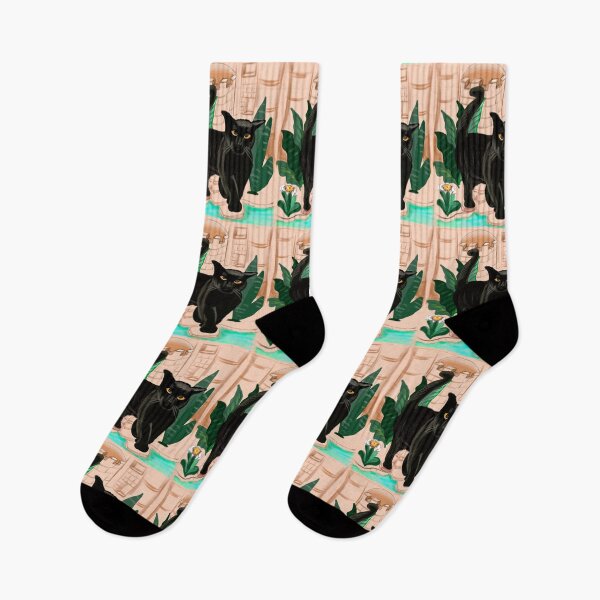 Item preview, Black cat spa. Cat themed gifts for women, men and children designed and sold by Artonmytee.