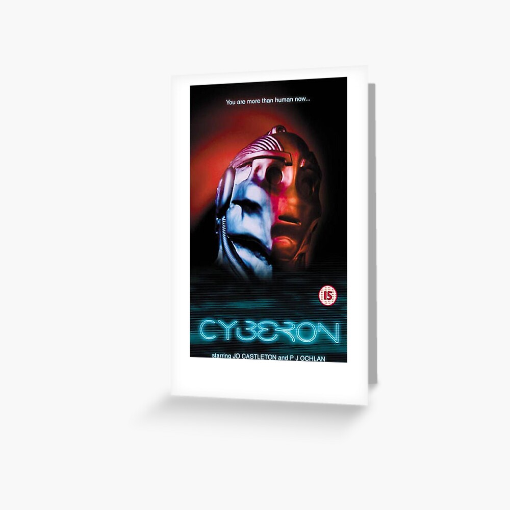 Cyberon - Retro VHS BBV spin-off film Greeting Card
