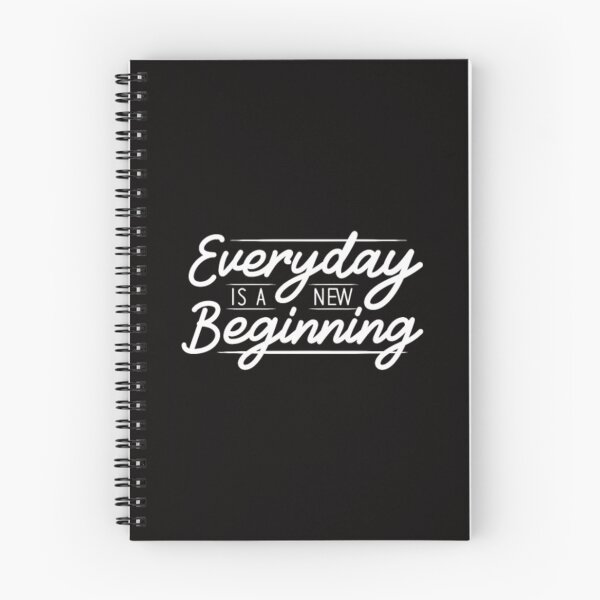Item preview, Everyday Is A Beginning - Inspirational Positive Quote designed and sold by Zyphrost ★★★★★ (✔).