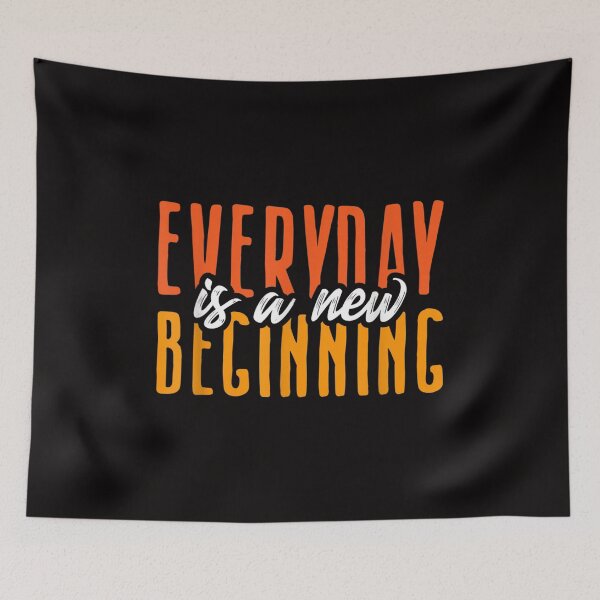 Item preview, Everyday Is A Beginning - Inspirational Positive Quote designed and sold by Zyphrost ★★★★★ (✔).
