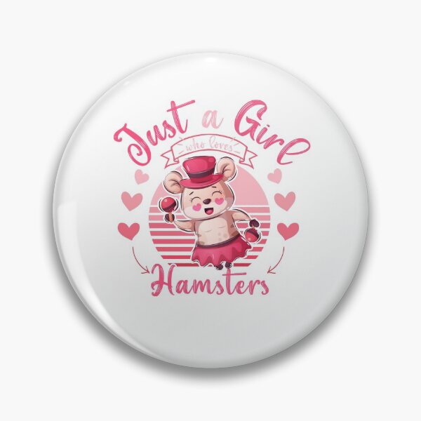 Item preview, Just a Girl Who Loves Hamsters Funny Retro Women & Kids Hamster Gift designed and sold by Usoubmaster.