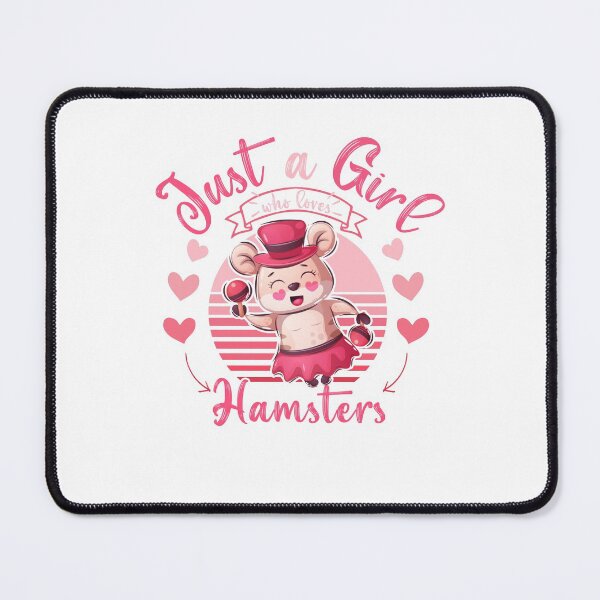 Item preview, Just a Girl Who Loves Hamsters Funny Retro Women & Kids Hamster Gift designed and sold by Usoubmaster.